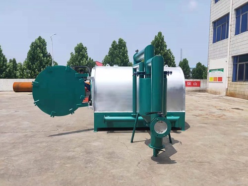 Horizontal Type Wood Log Carbonization Stove