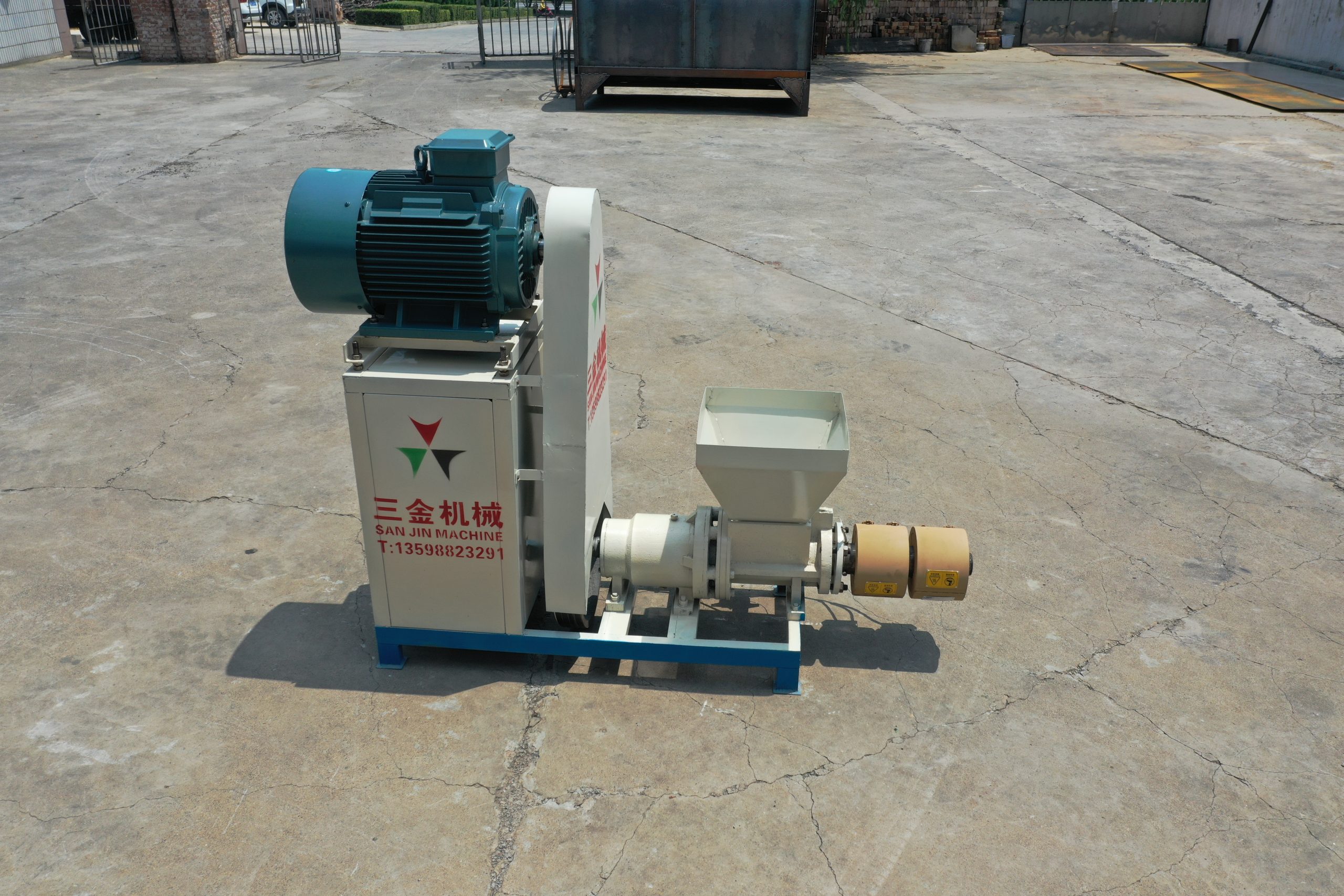 Factory price straw Cotton stalk briquette press machine