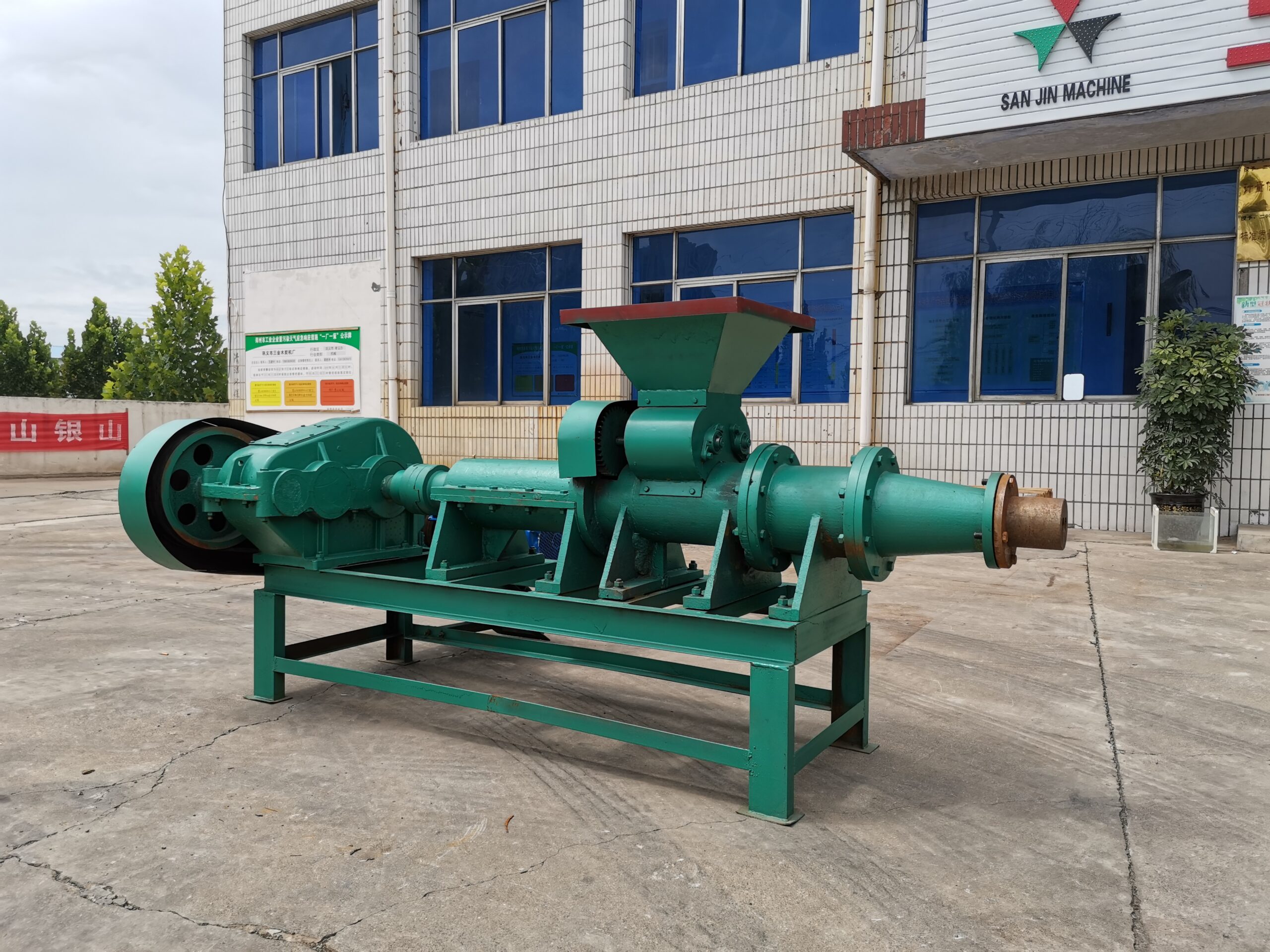 Charcoal stick extrusion coal bar briquette machine bbq