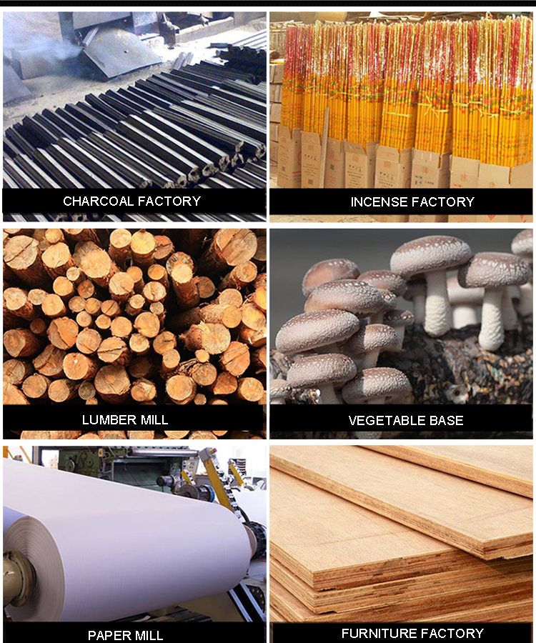 Large capacity wood crushing machine