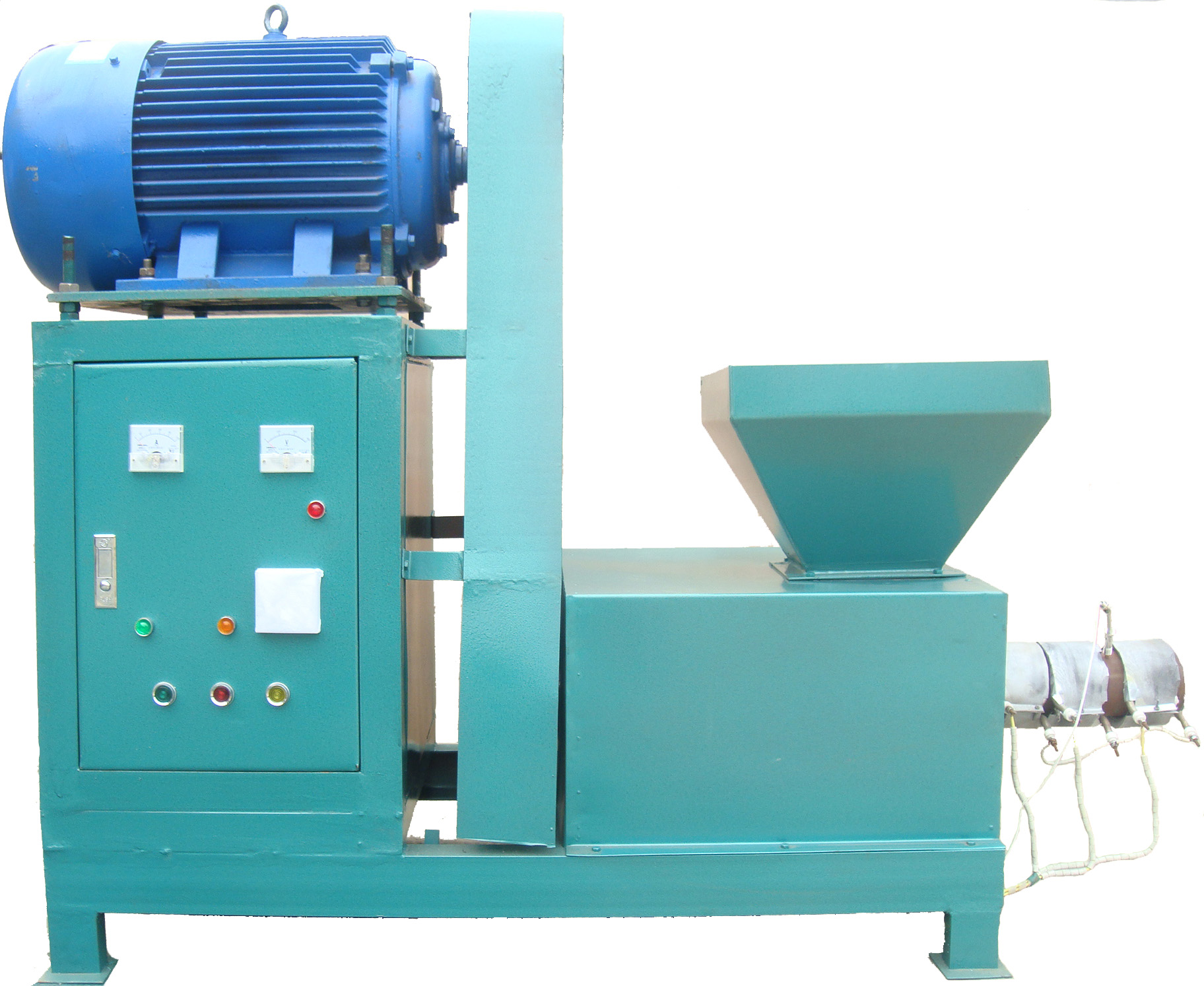 Saving manpower wood charcoal briquette press machine