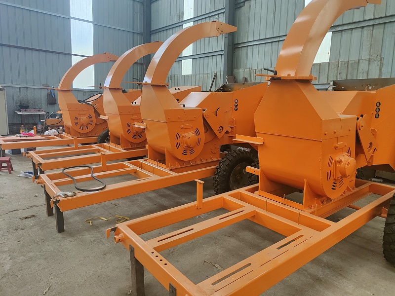 Branch Tree Cutting Wood Chipper Machine