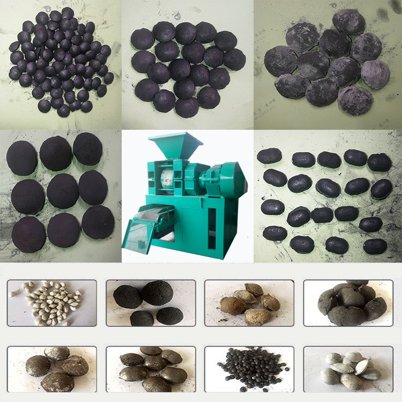 Coal Charcoal BBQ  Ball  Press Briquette Making Machine