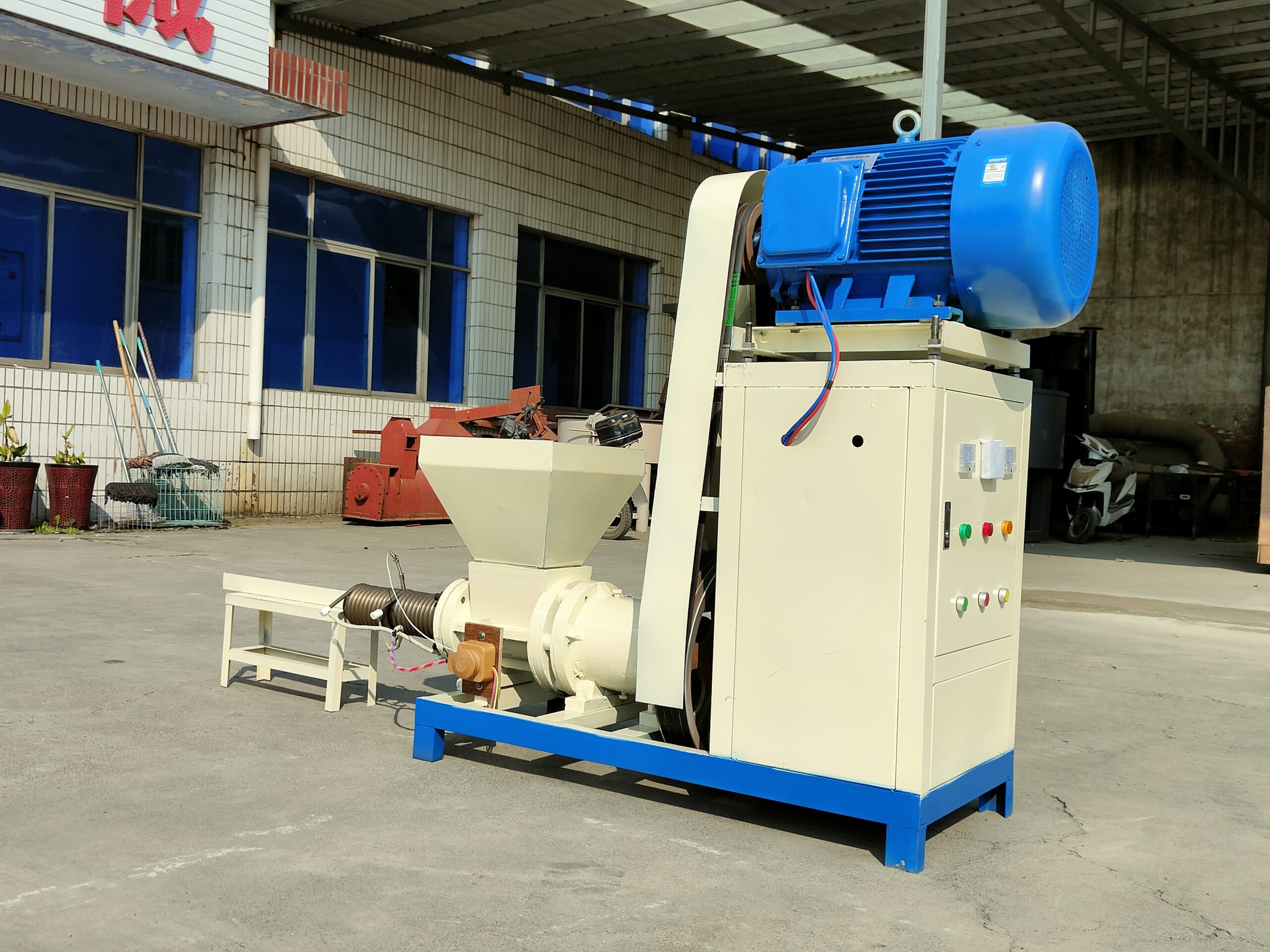 professional factory sawdust and wood waste bricket machine for BBQ