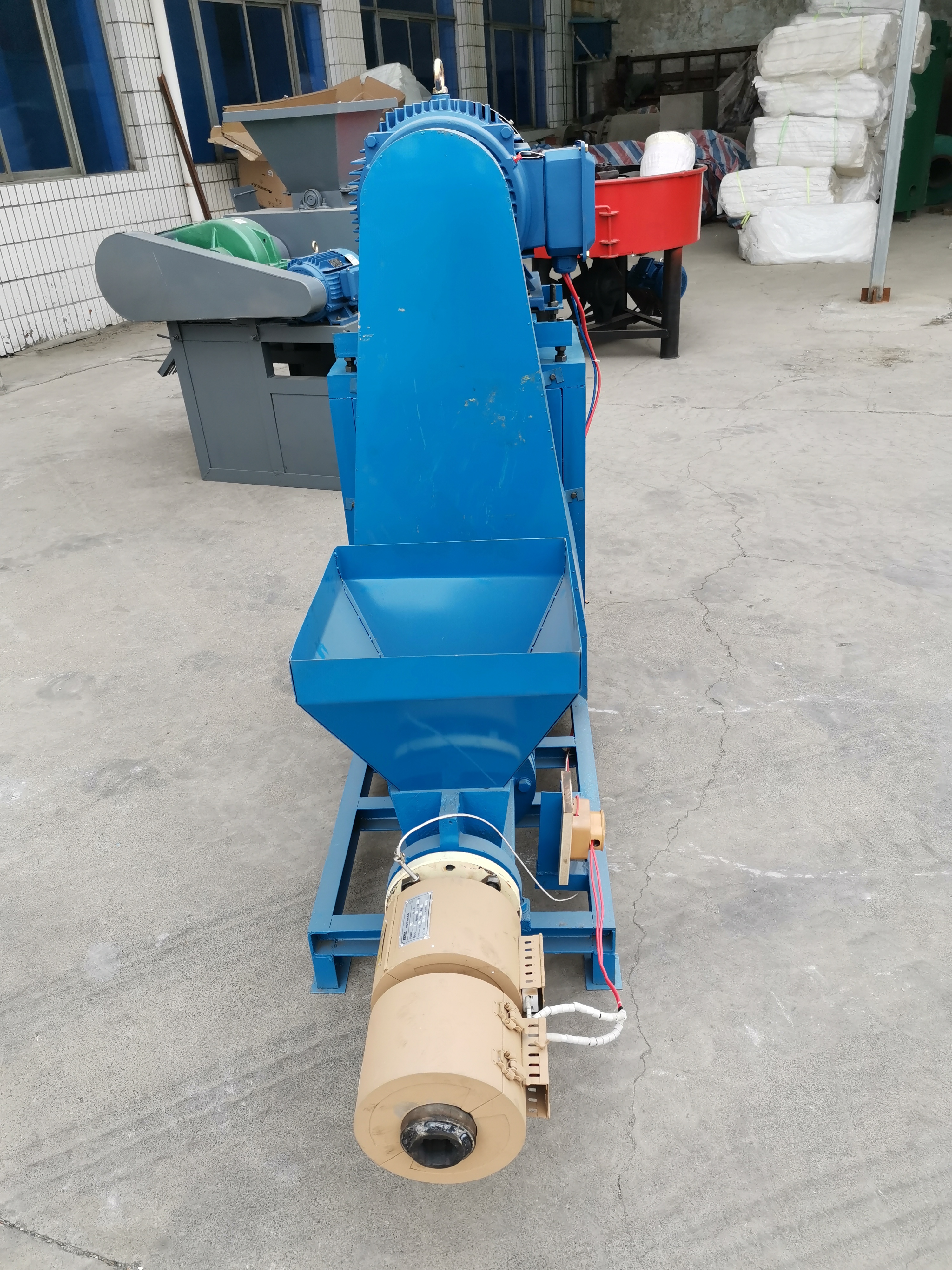 Coconut jute sticks charcoal briquette making machine