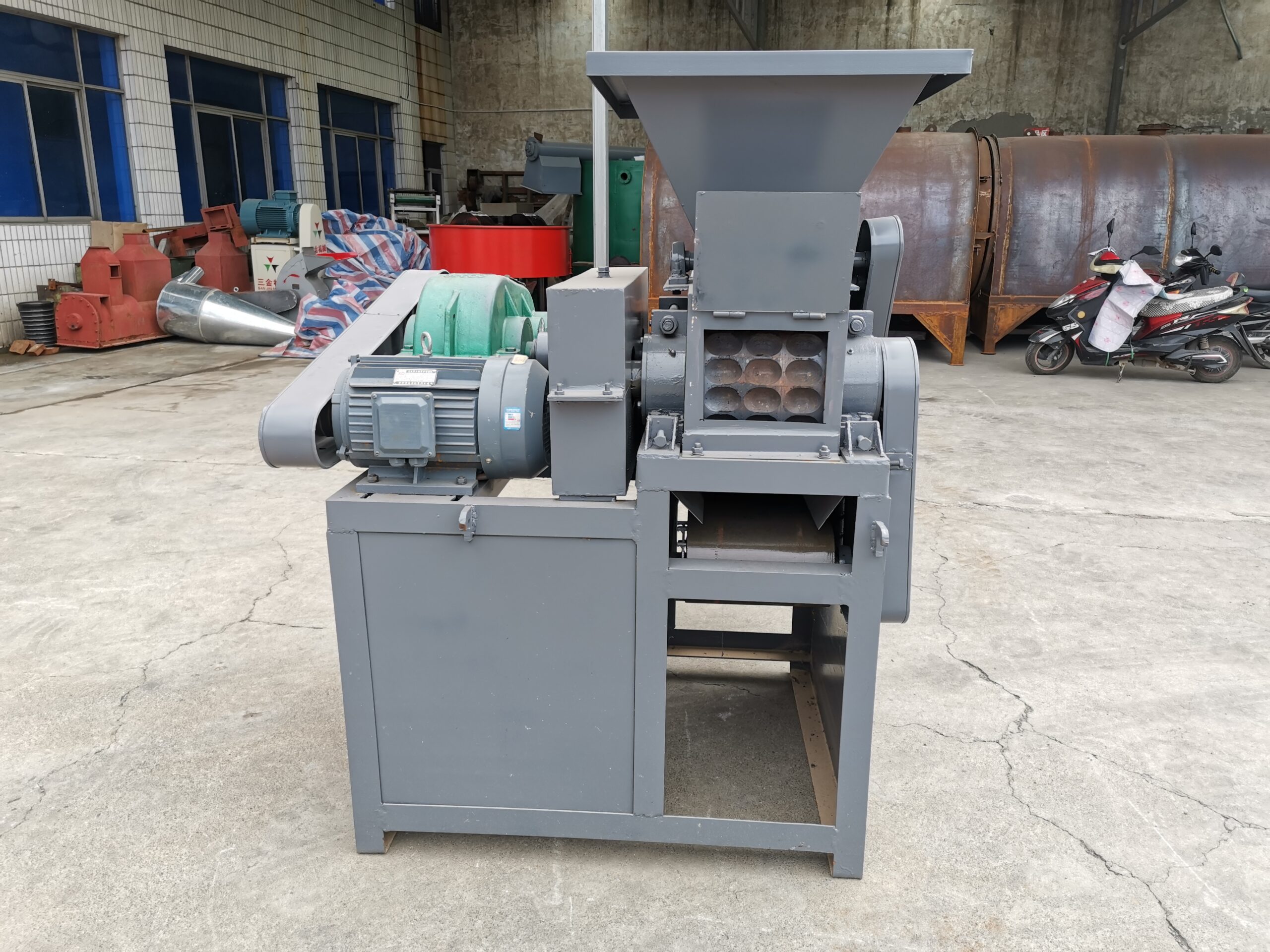 coconut shell charcoal powder ball briquette making machine