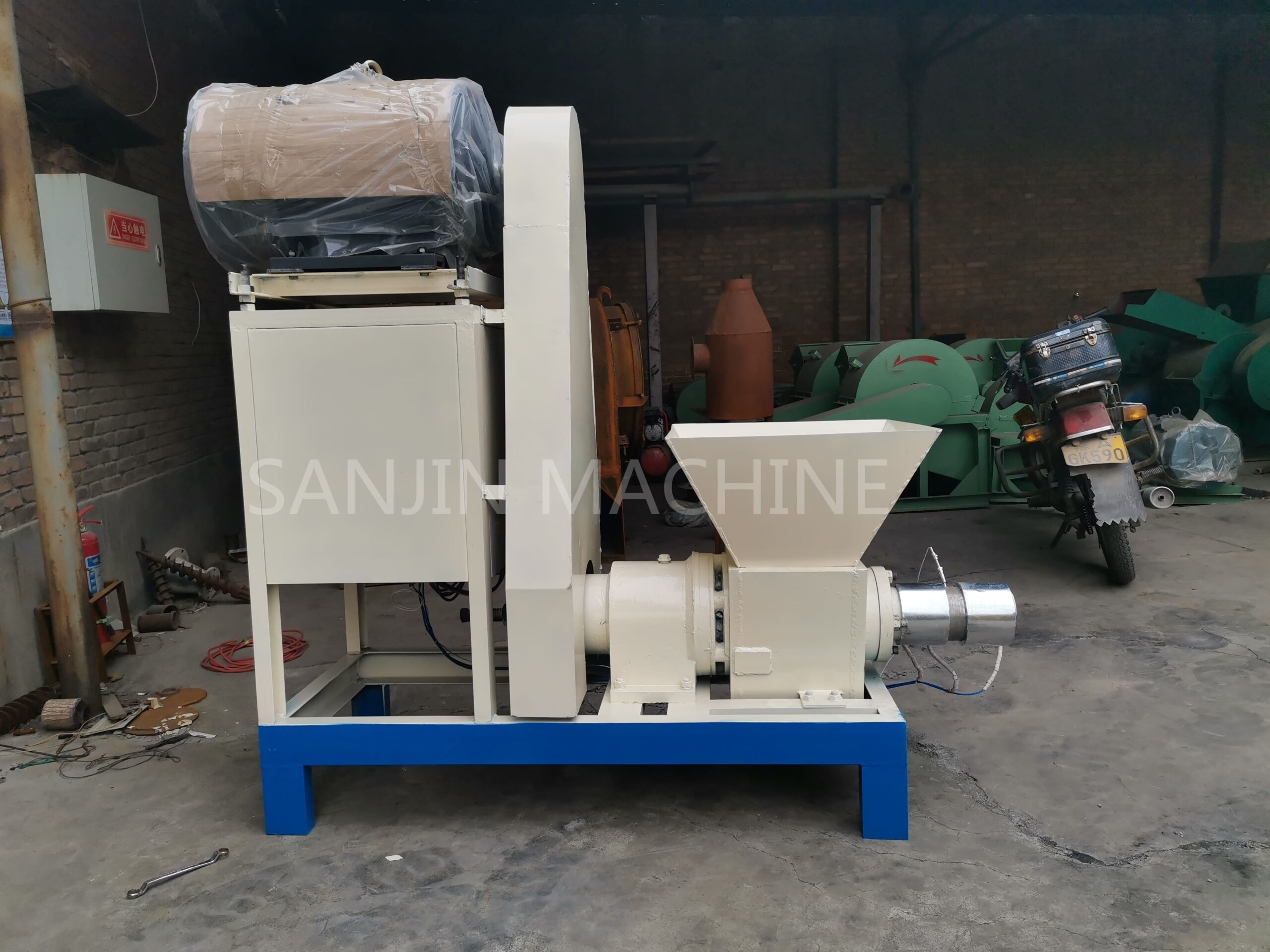 Waste Wood Recycling Straw Fuel Wood Briquette Press Machine