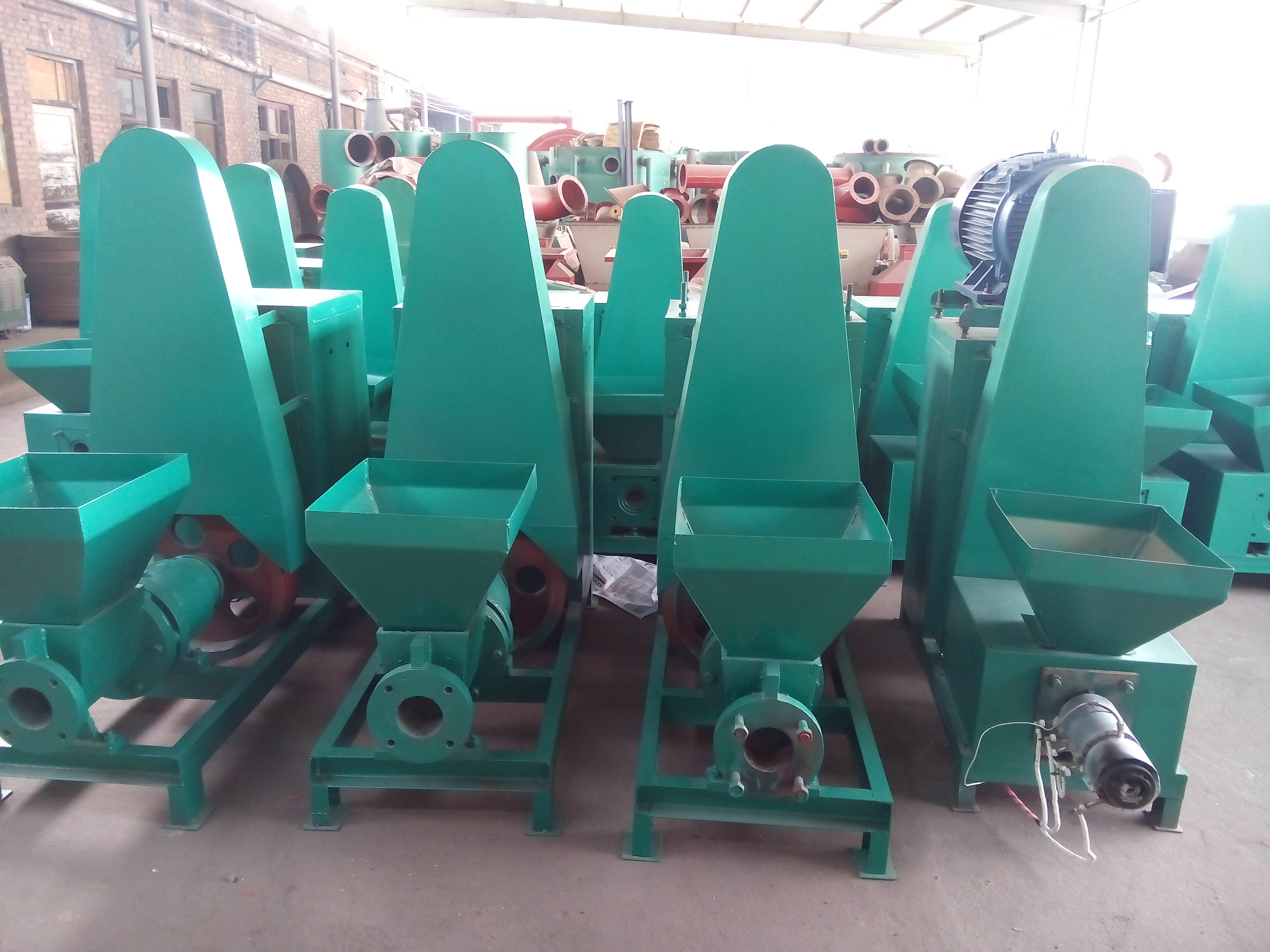 small coal biomass wood press briquette machine
