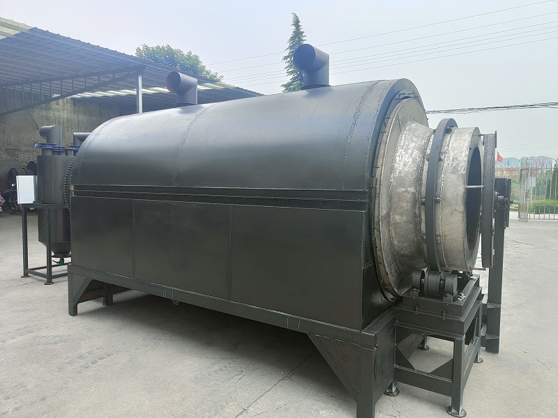 Rotory Rice Husk Charcoal Making Machine