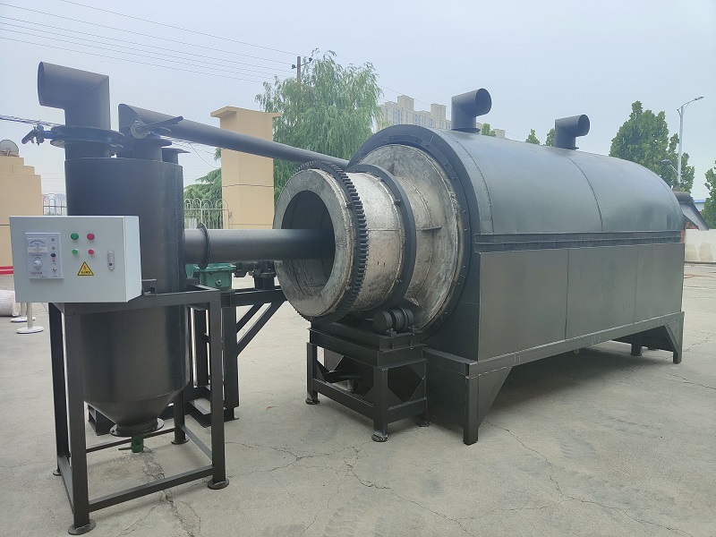 Olive pomace charcoal carbonizing furnace