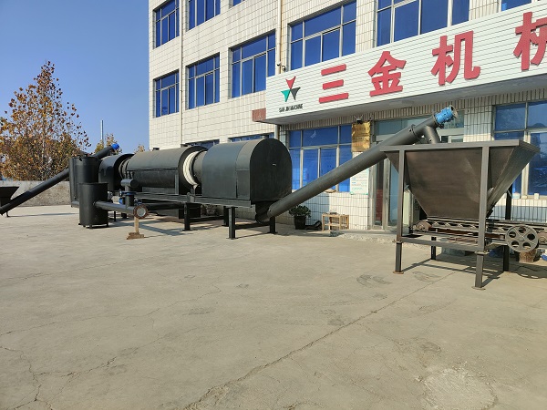 continous biomass charcoal carbonization furnace