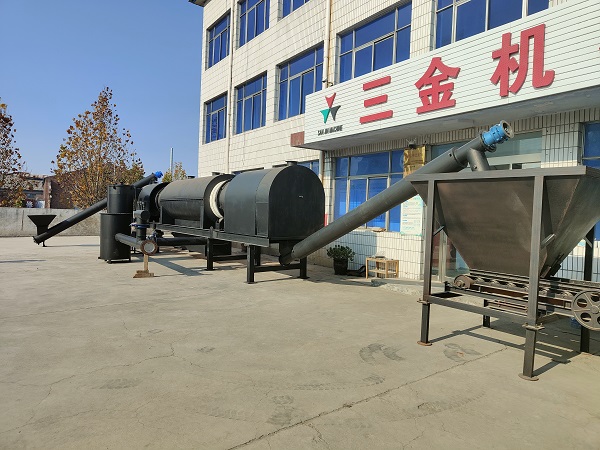 Continuous biomass carbonization furnace for sale