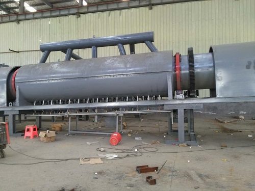 continuous sawdust carbonization furnace