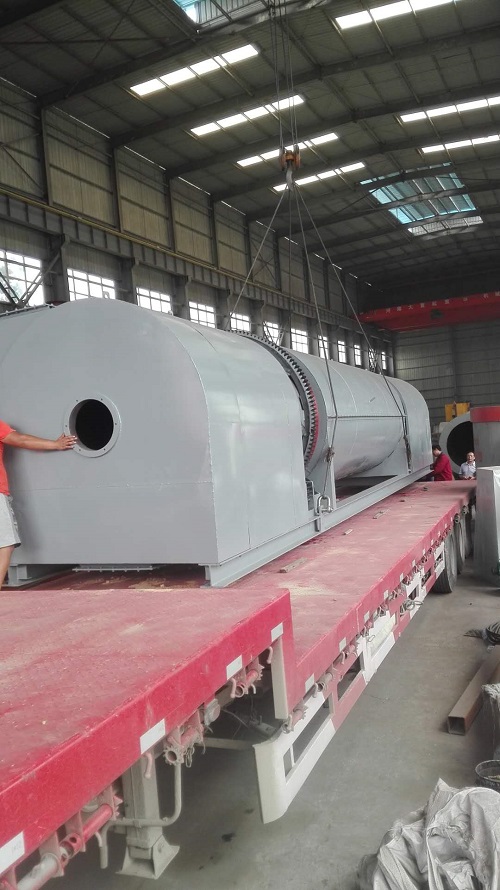 Continuous biomass charcoal production line