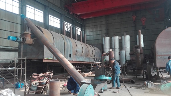 wood sawdust continuous carbonization furnace