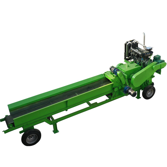Wood log hammer mill crusher machine