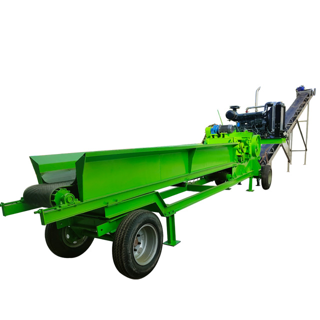 Wood mobile crusher hammer mill machine