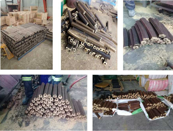Sanjin charcoal briquette machine plant