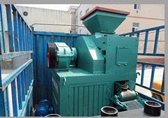 rice husk coal briquette roller press machine
