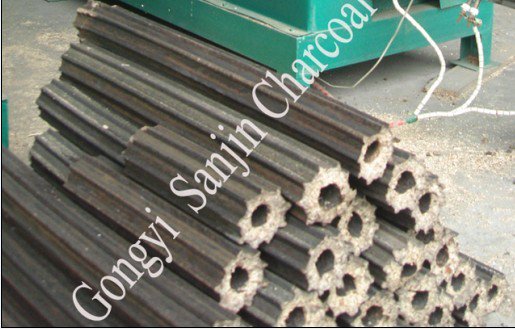 Wood dust briquette making machine