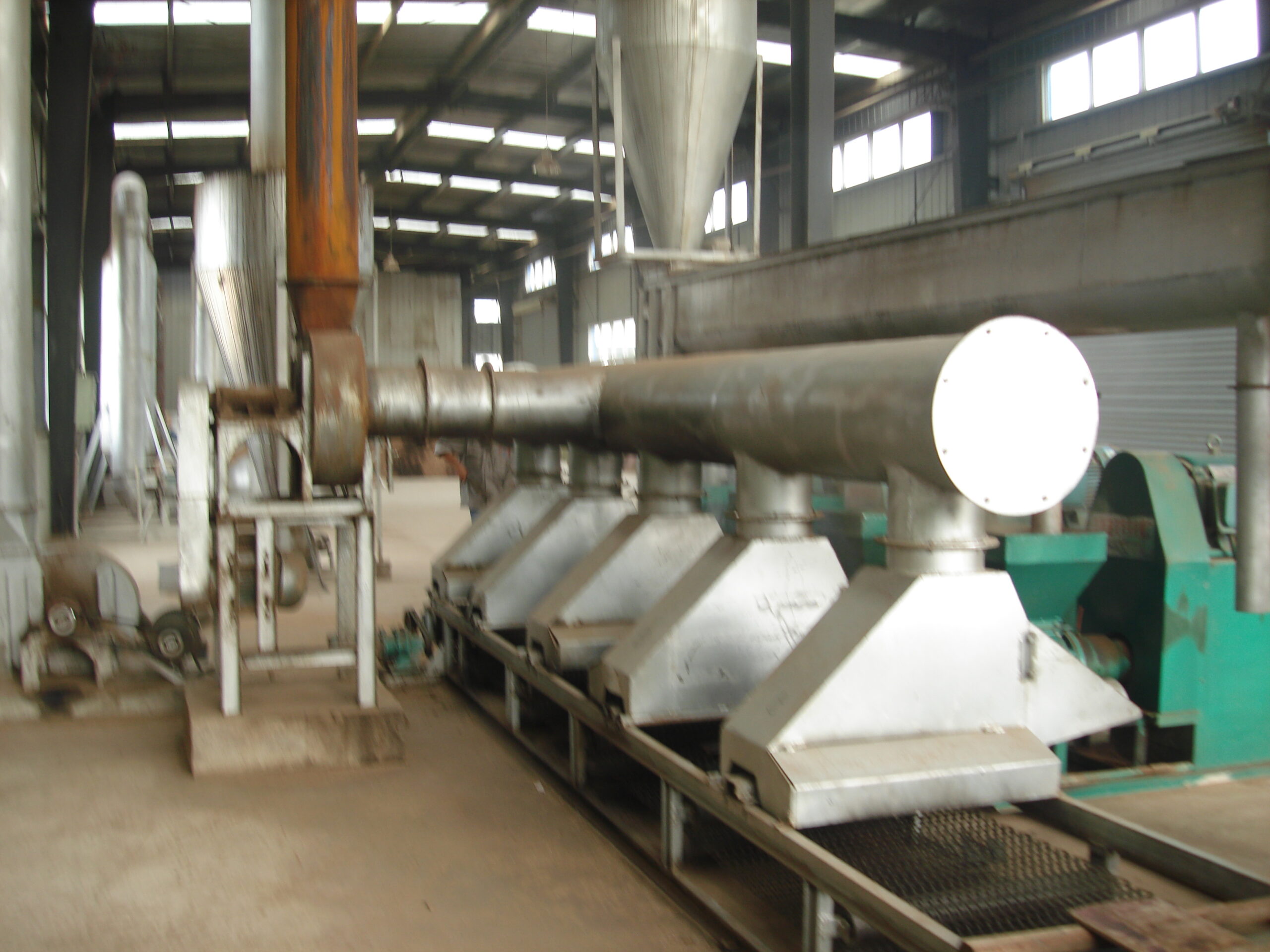 Customer site of briquette making machine production line