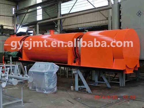1T/H wood chips continous carbonization furnace