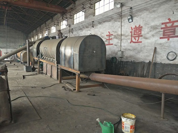 Wood chips sawdust continous carbonization furnace
