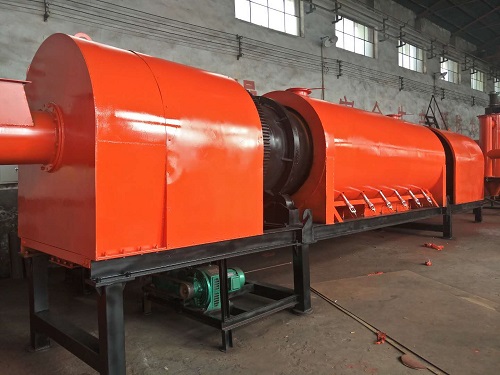 Sawdust wood chips charcoal making machine