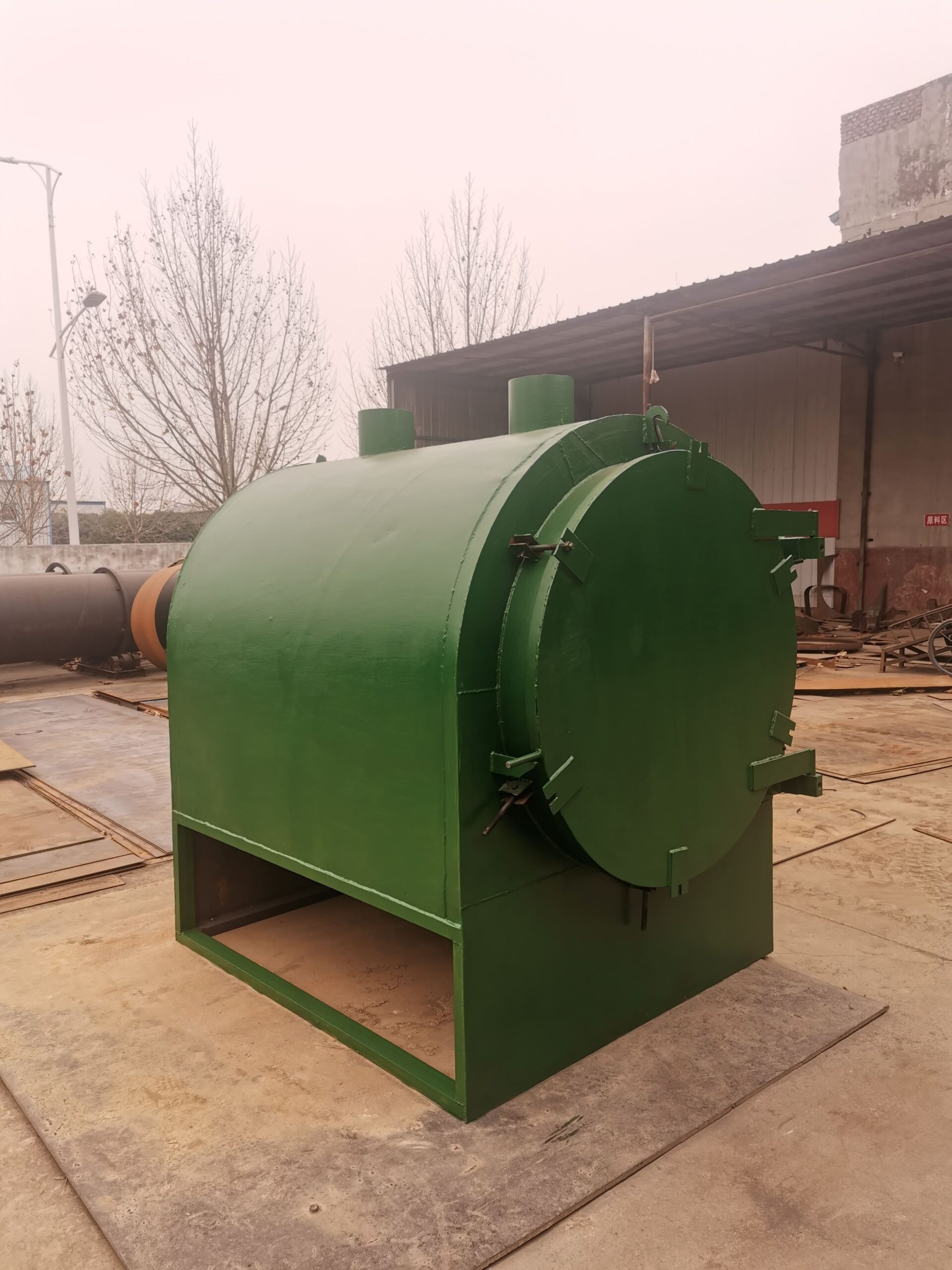 Wood Airflow Continuous Coconut Shell Charcoal Carbonization Stove