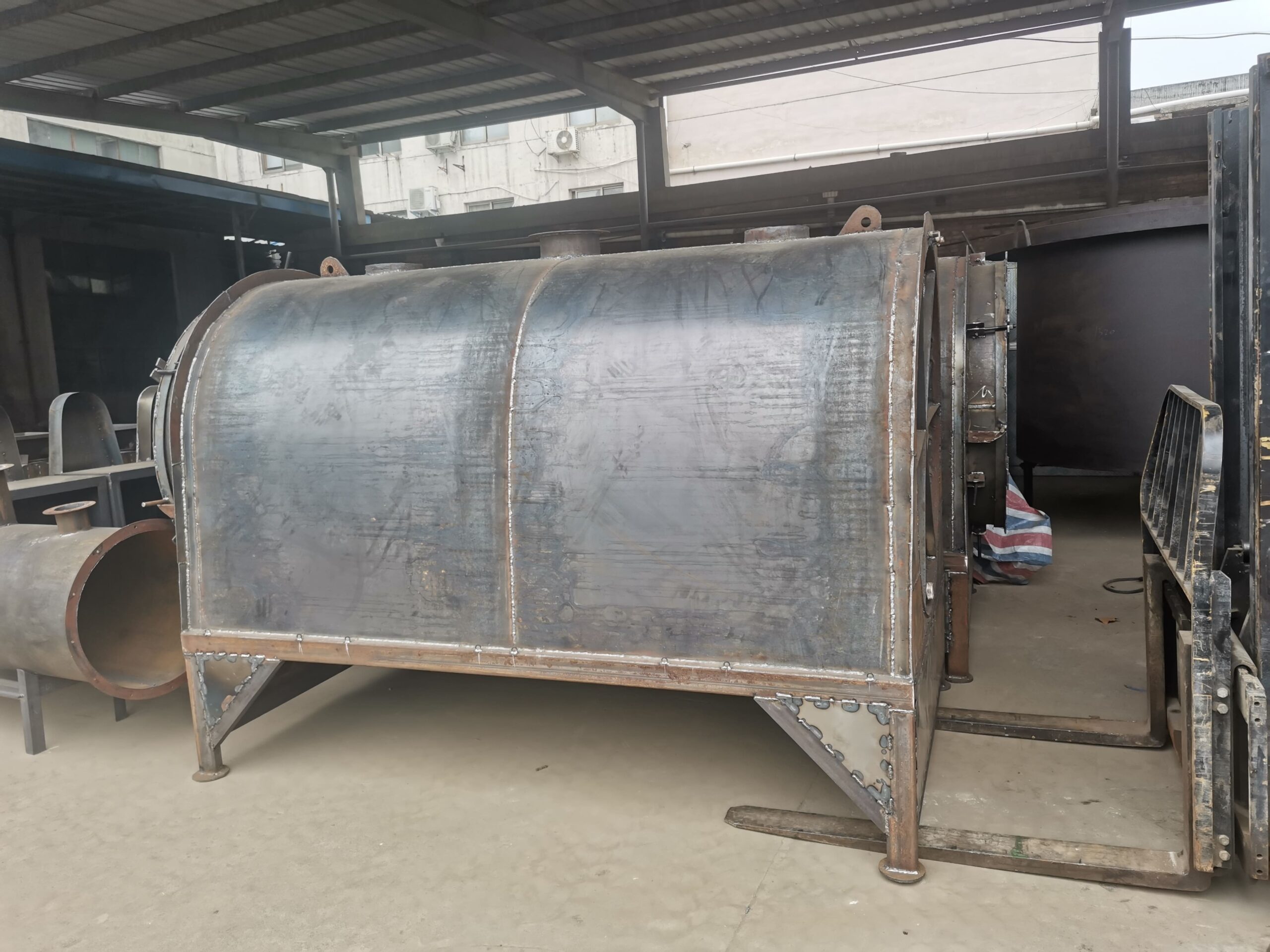high quality smokeless biomass carbonization furnace wood charcoal making machine