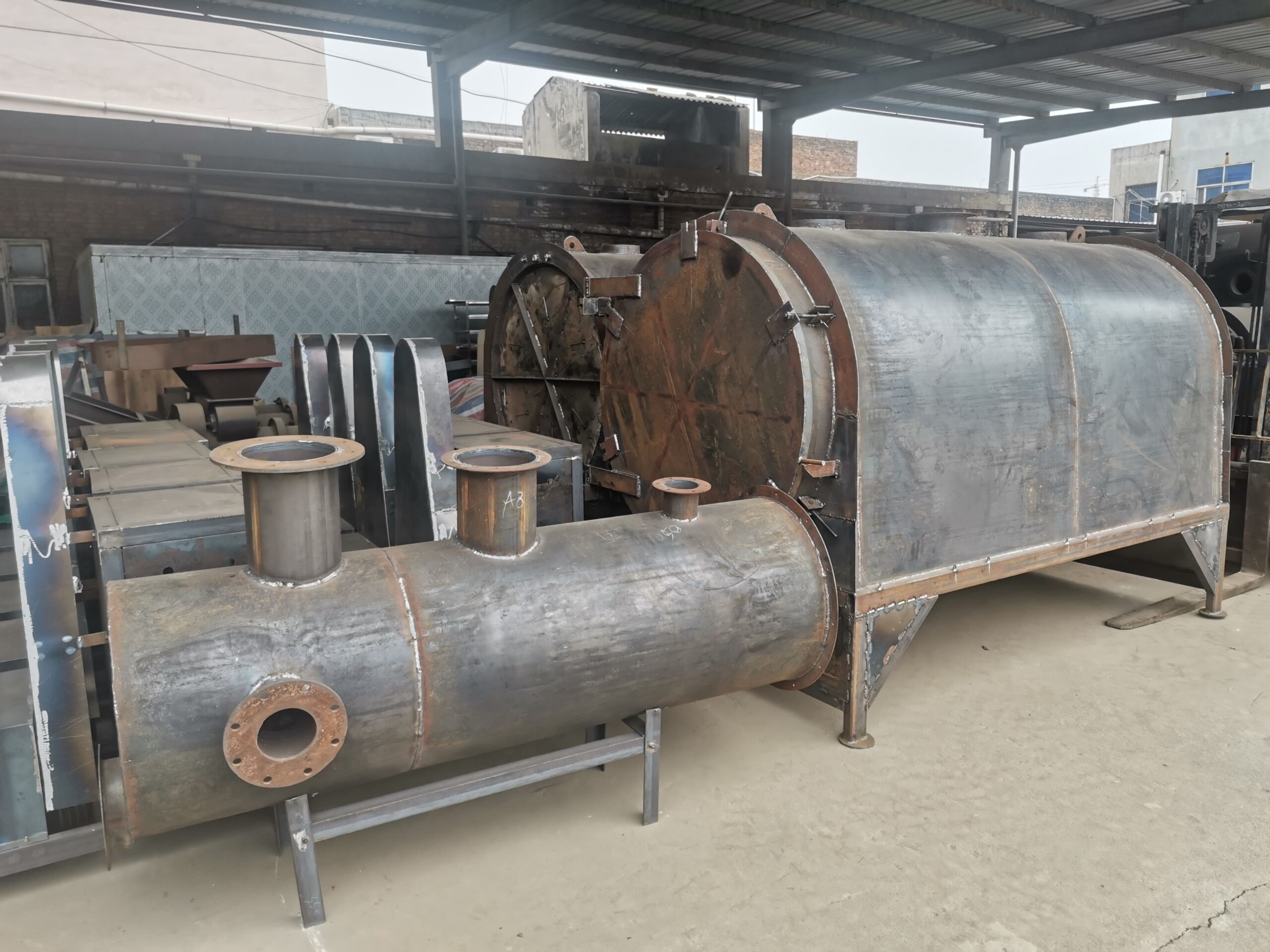 wood lump charcoal carbonization furnace