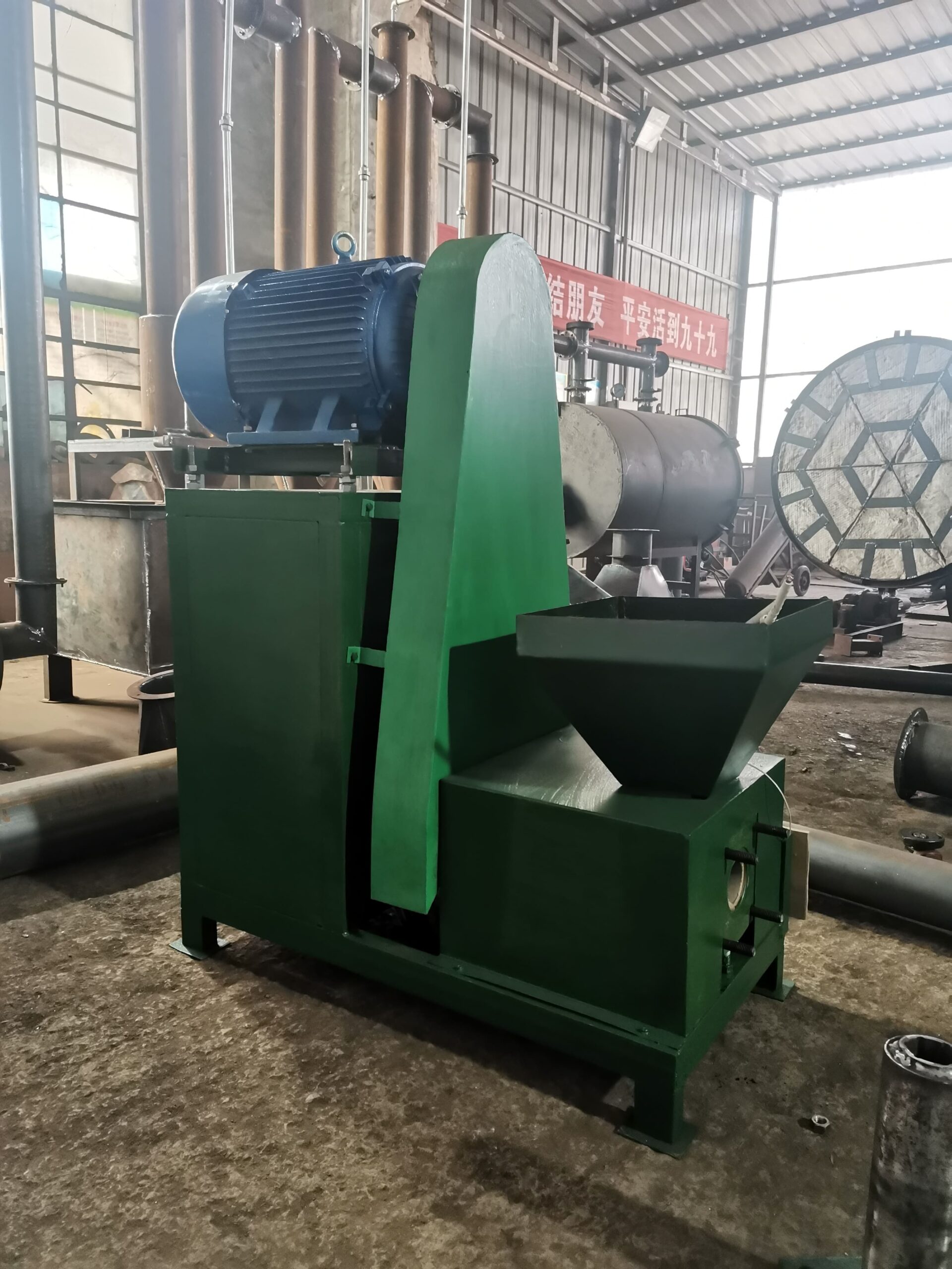 Small Rice Husk Briquette Machine For cooking bbq