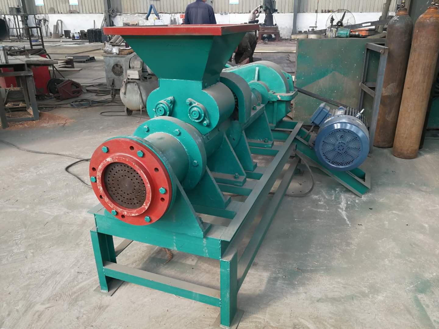 wood charcoal powder briquette machine