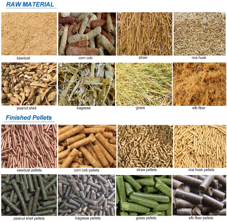 500 Kg/h Industrial Wood Solid Fuel Burning Sawdust Pellet Making Mill