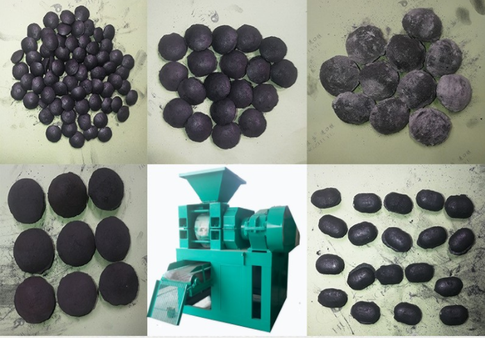 Coal briquette ball press machine