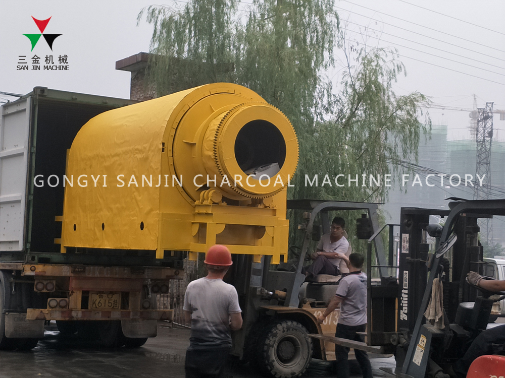Charcoal stove coal carbonization furnace biochar making machine