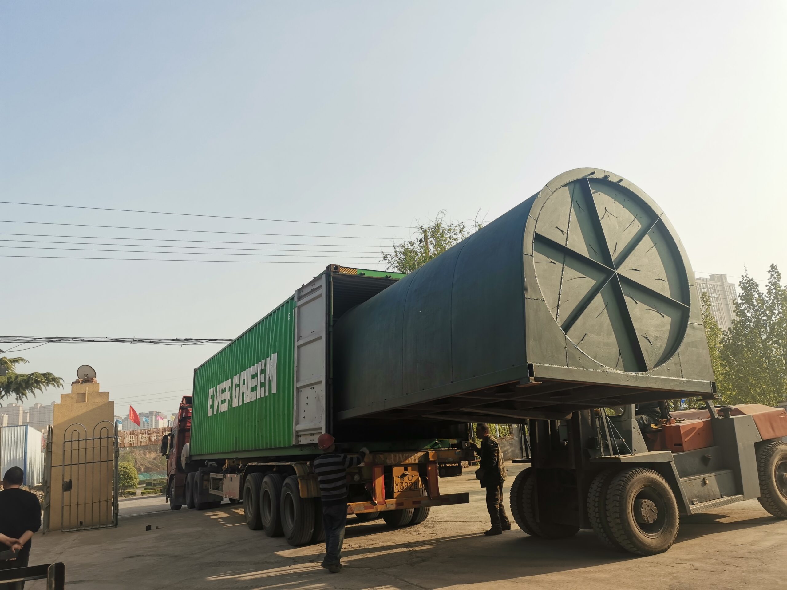 wood bamboo charcoal making machine