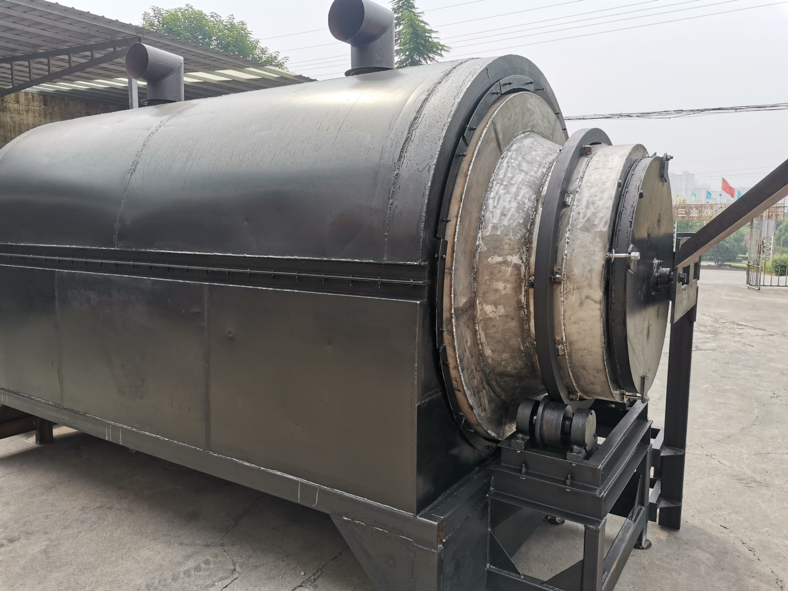 Rice Husk Biochar Charcoal Powder Machine