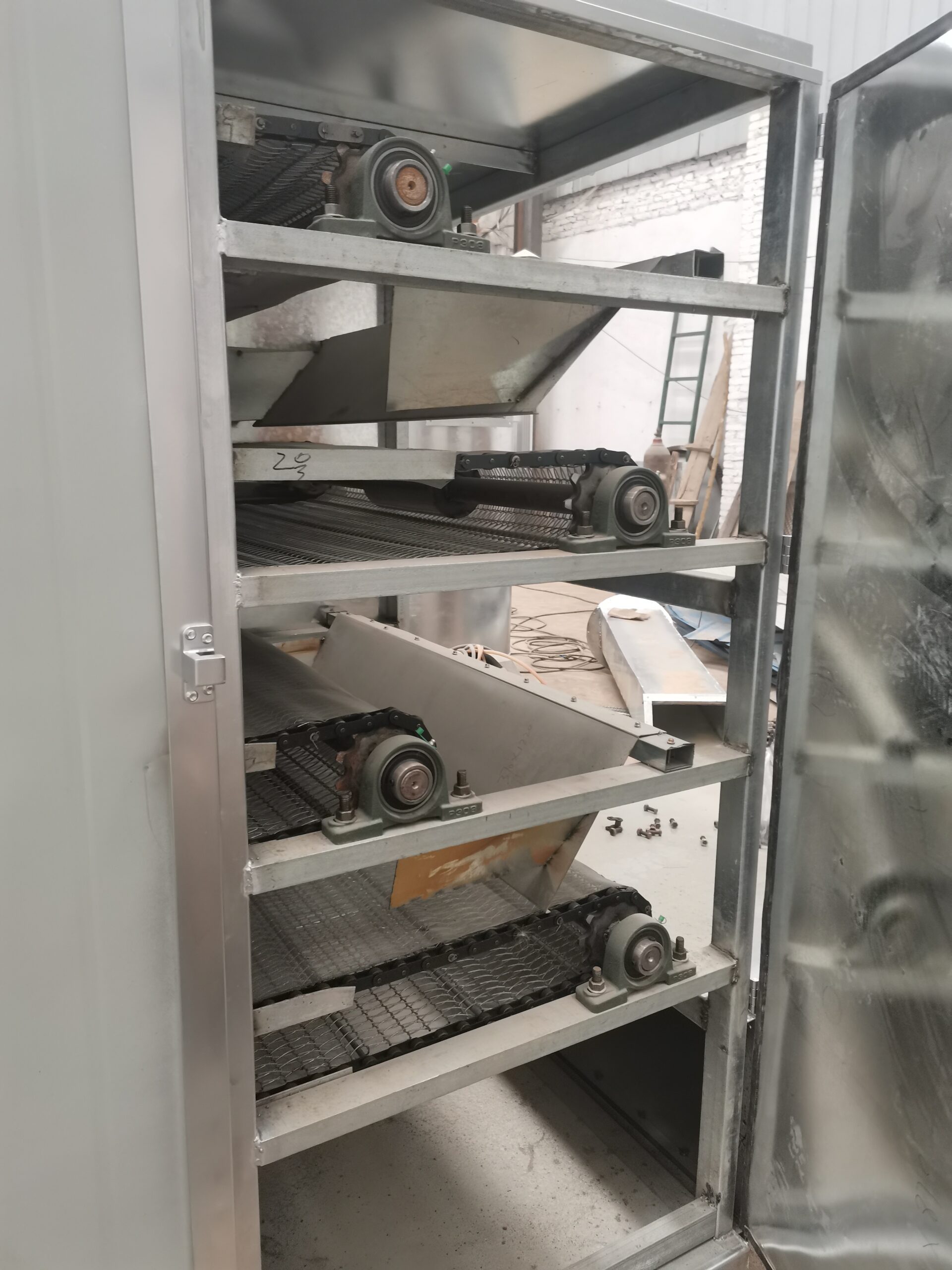 Potato Chips Stainless Steel Continous Dehydrator