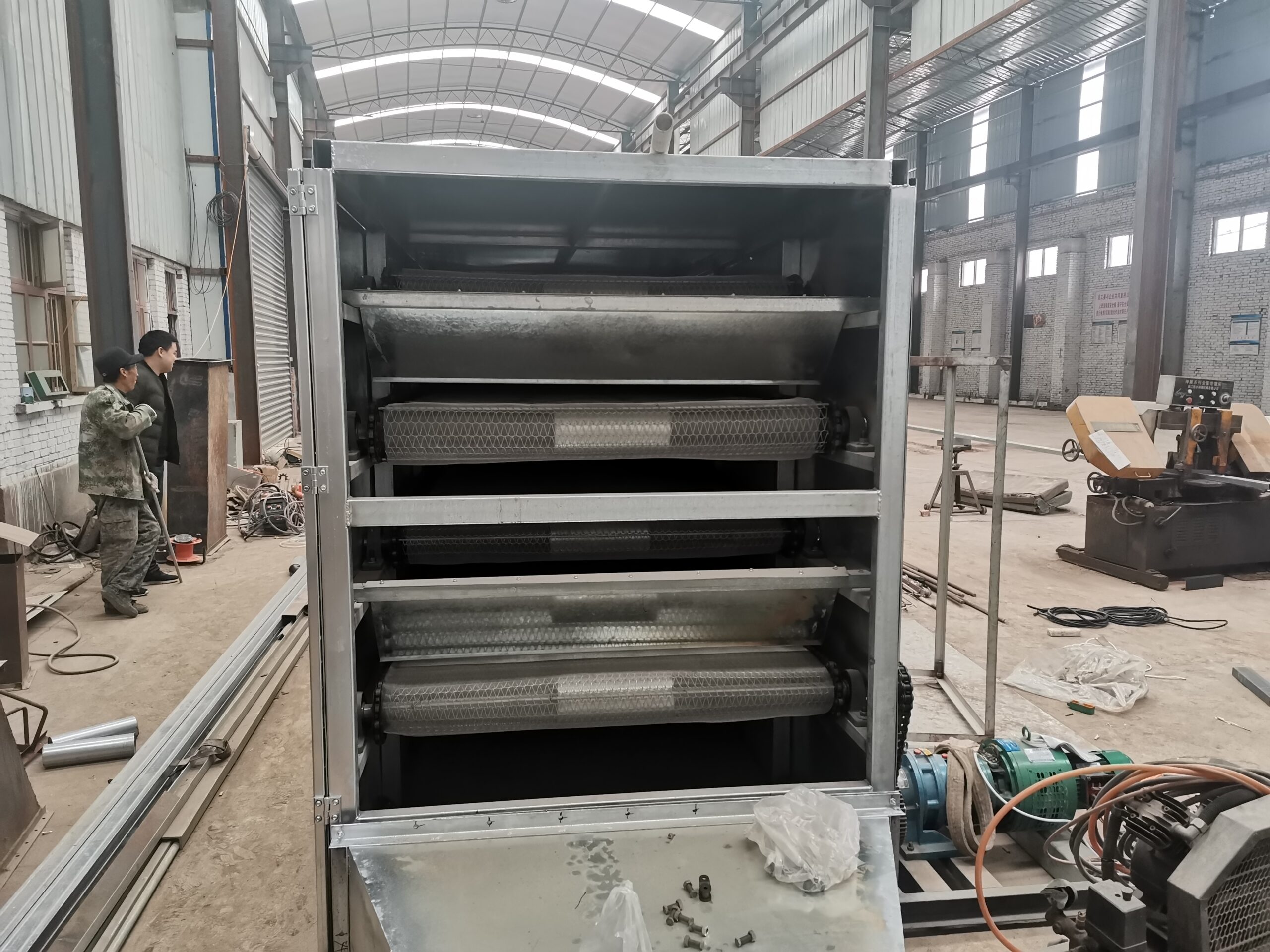 automatic box briquette dryer Mesh Belt Dryer Conveyor Drying Machine