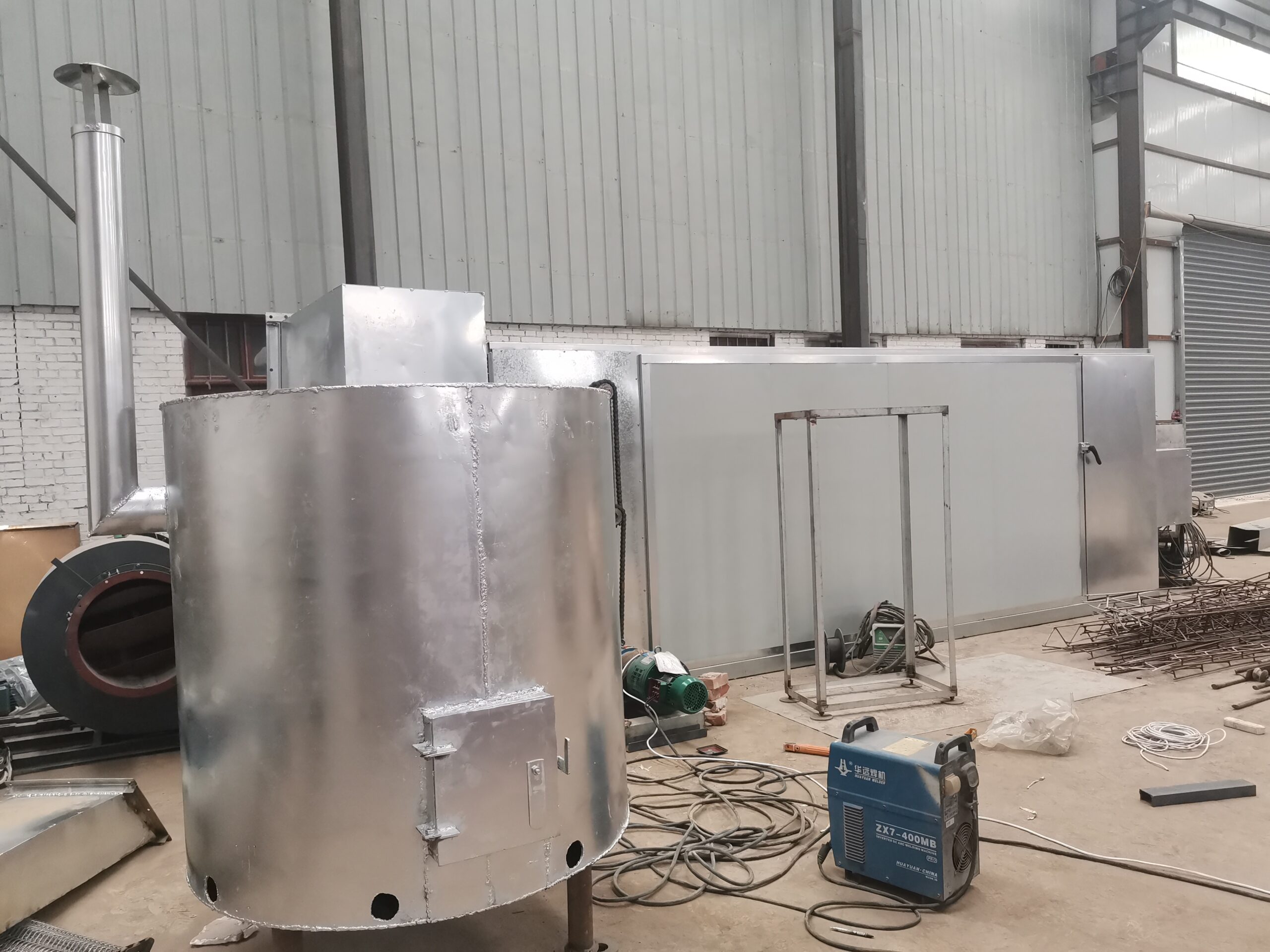 mesh belt dryer for charcoal briquette, sunflower seeds and apple slice