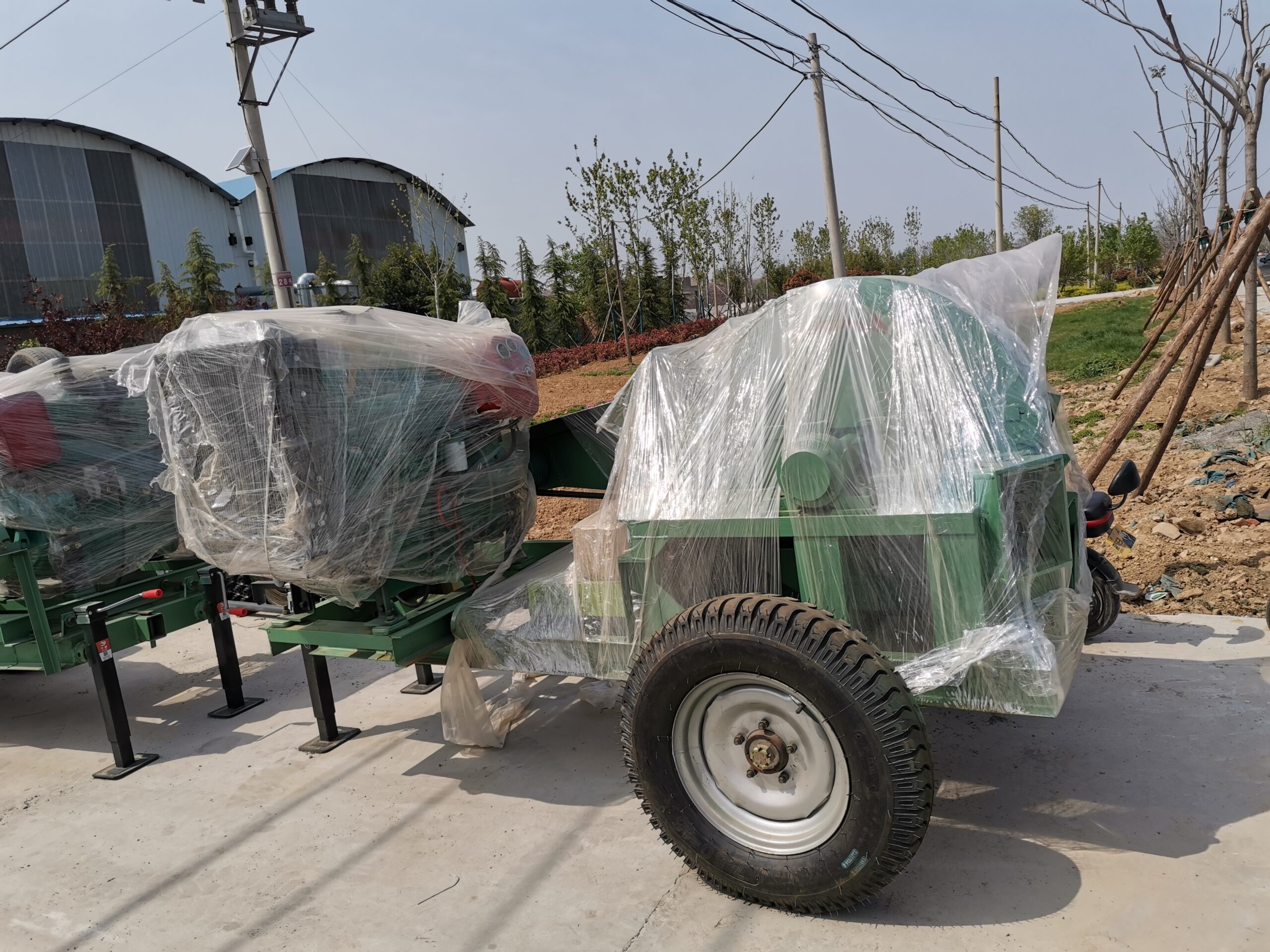 Electric wood chipper Crusher