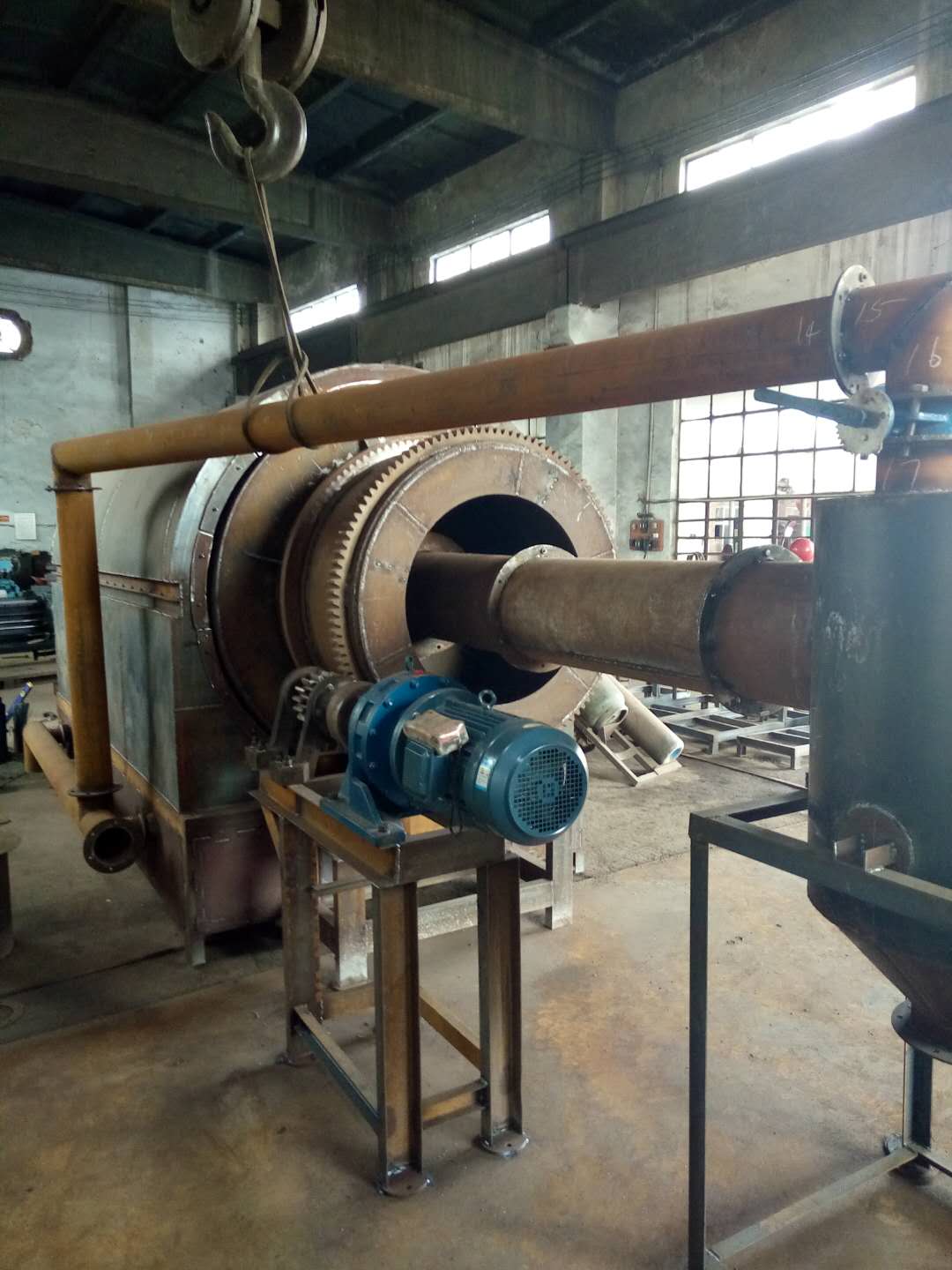 airflow carbonization kiln